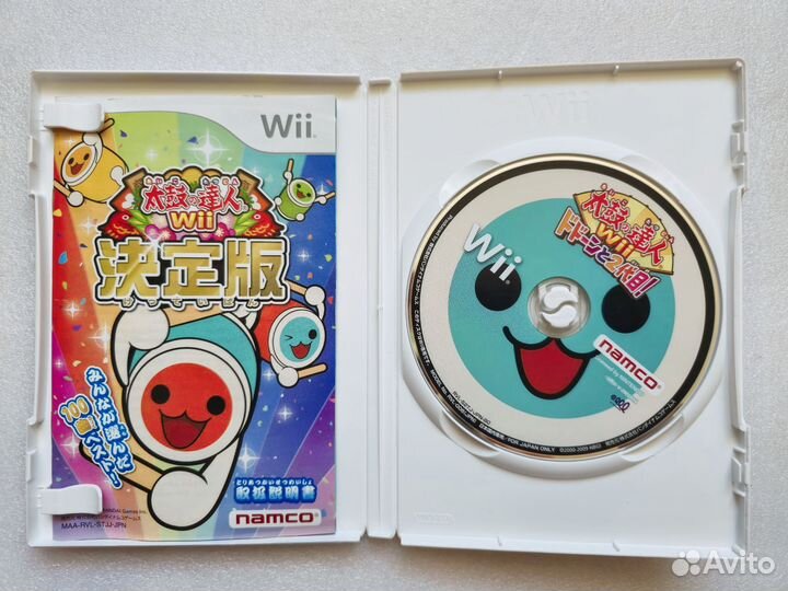 Taiko No Tatsujin Wii Dodon To 2 Daime диск Wii