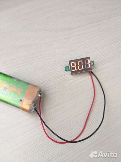 Цифровой вольтметр от 1 до 36