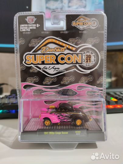 M2 Machines 1941 Willys Gasser 2021 Super Con