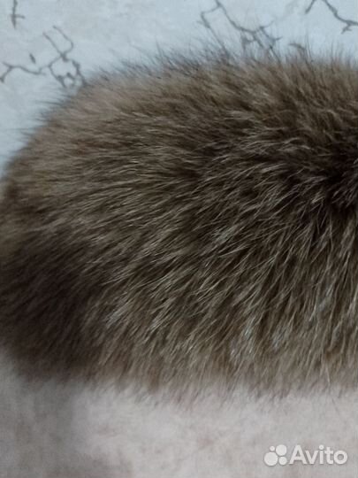 Меховой воротник песец