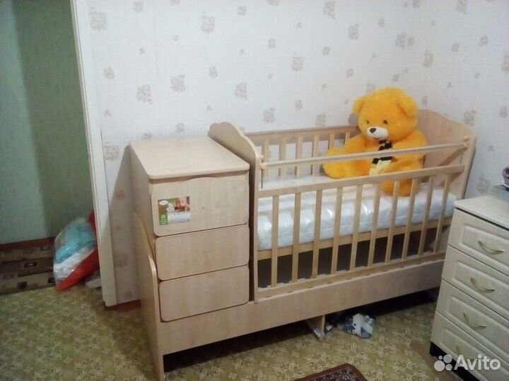 Кроватка детская трансформер Фея 2100