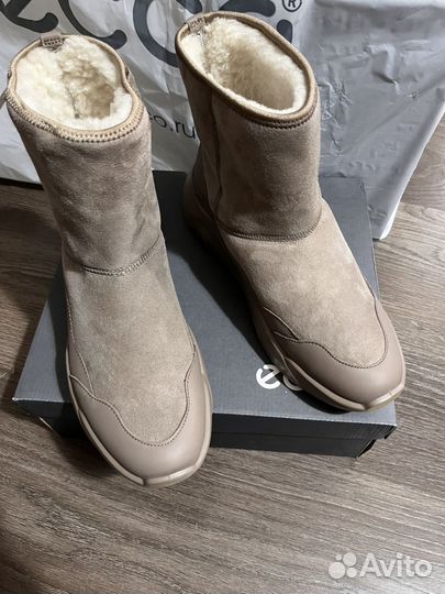 41 сапоги ecco chunky w новые