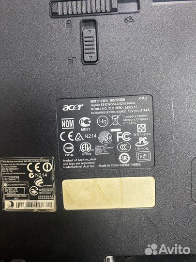 Acer aspire 5542g на запчасти