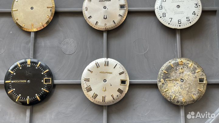 Циферблаты от часов Bulova Accutron
