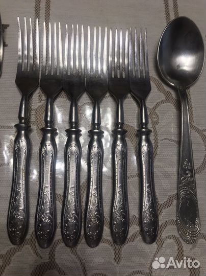 Набор столовых приборов СССР нержавейка