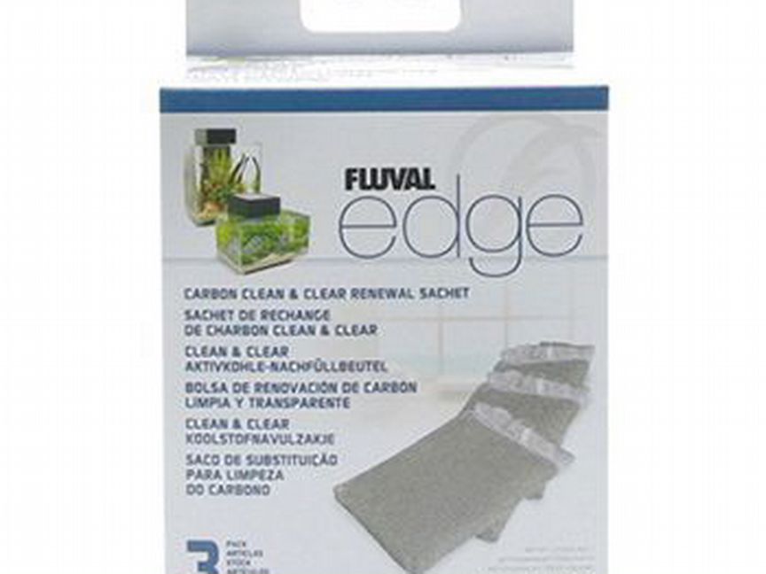 Hagen уголь активированный для фильтра fluval edge