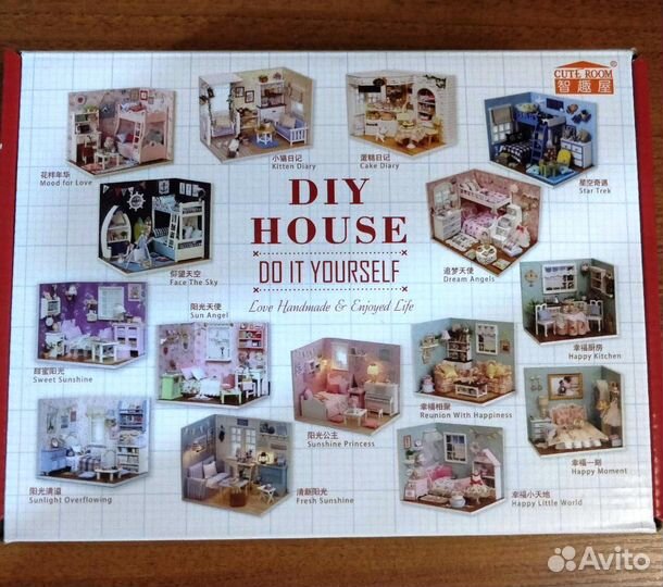 DIY House Roombox Румбокс кукольный сборный домик