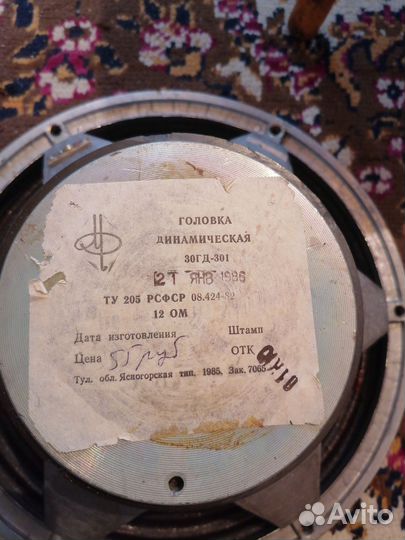 Динамики 30 гд 301