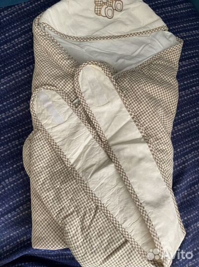 Одеяло-конверт на выписку универсальное х/б