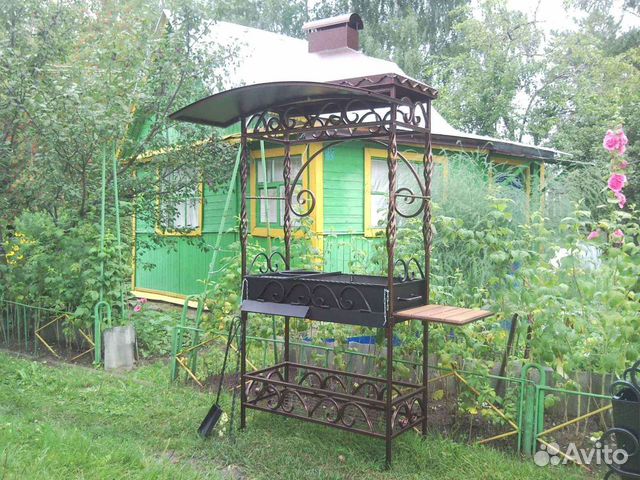 Мангал кованые с крышей