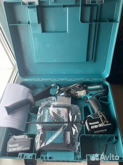 Дрель-шуруповерт(ледобур) Makita DHP451RFE