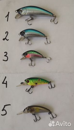 Воблеры zipbaits rigge 35f, и другие