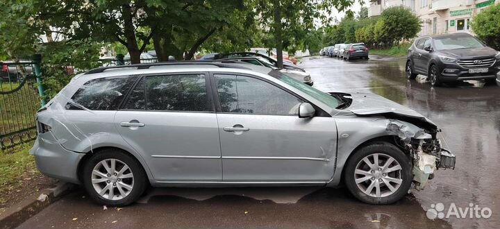 Mazda 6 2.0 AT, 2006, битый, 316 000 км