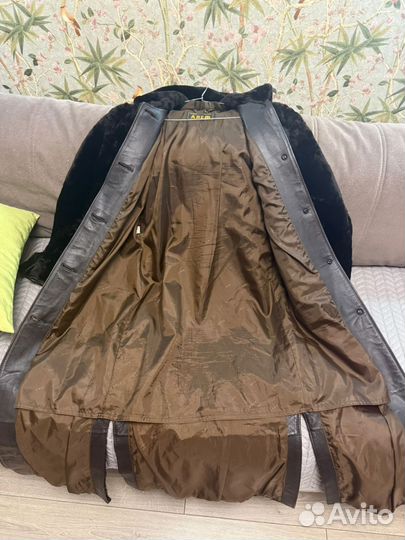 Шуба натуральная овчина стриженая 42-44 Alef