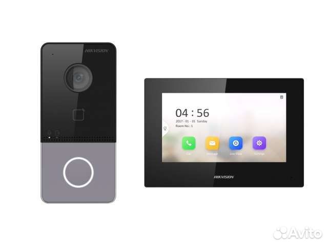 Цифровой видеодомофон Hikvision DS-KIS605-P(C)