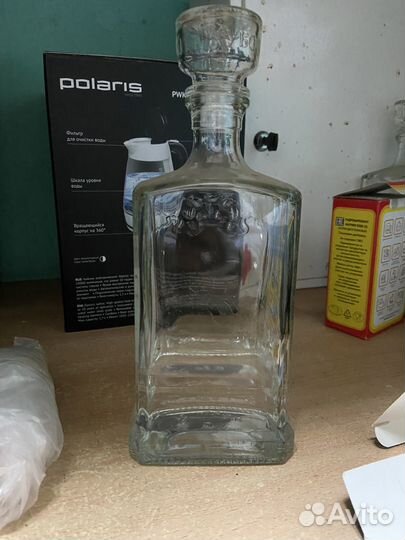 Бутылка стеклянная