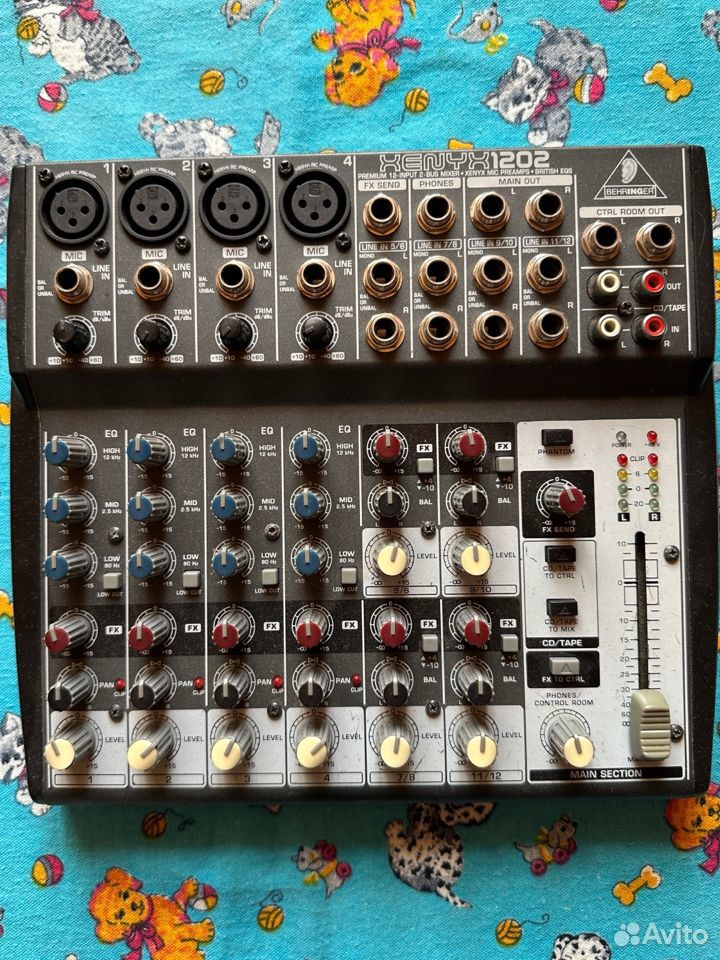 Микшерный пульт behringer xenyx 1202