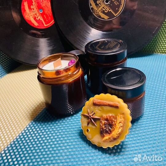 Свечи из кокосового воска