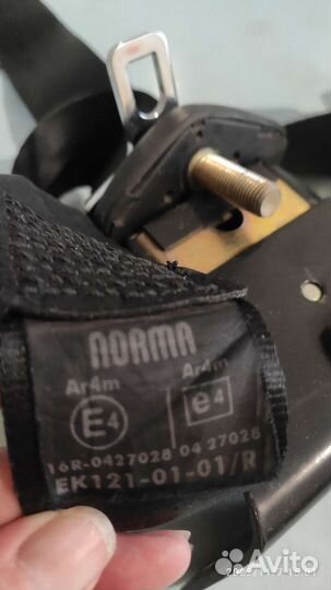 Ремни безопасности Norma и до