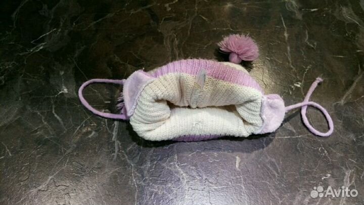 Шапка демисезонная 0-6 месяцев