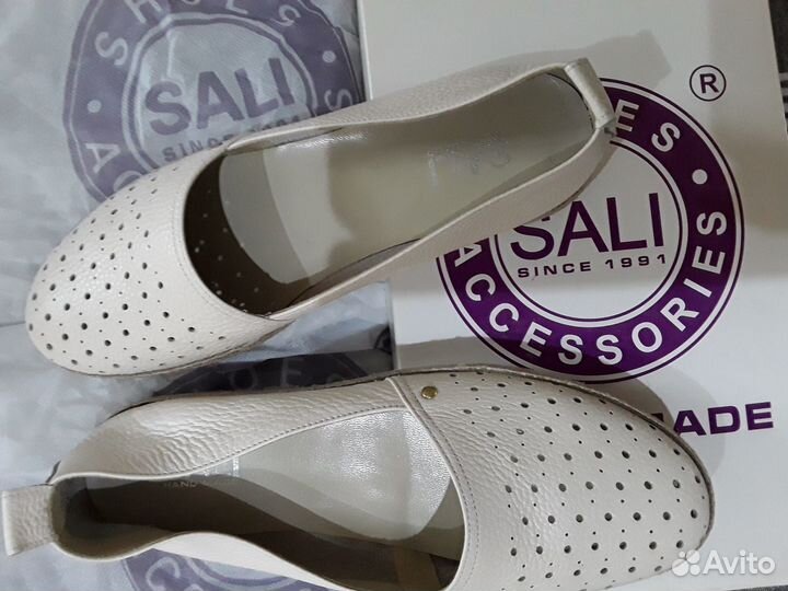 Эспадрильи из натуральной кожи