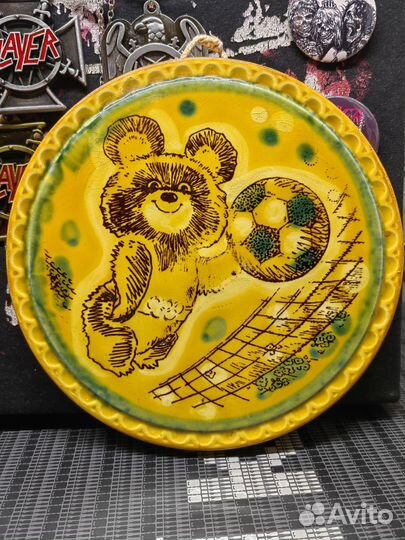 Олимпийский мишка пано футбол