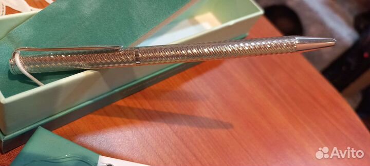 Ручка шариковая серебро