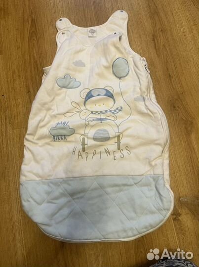 Спальный мешок детский на молнии кокон одеяло