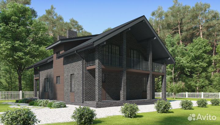 Проекты домов для ипотеки и строительства - 260 м2