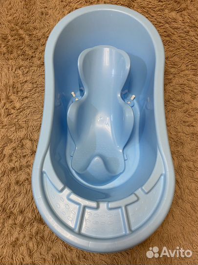 Ванночка детская с гамаком и горкой