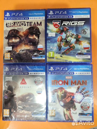 Игры для ps4 vr