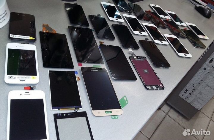 Дисплеи Apple, Xiaomi, Honor, Samsung установка