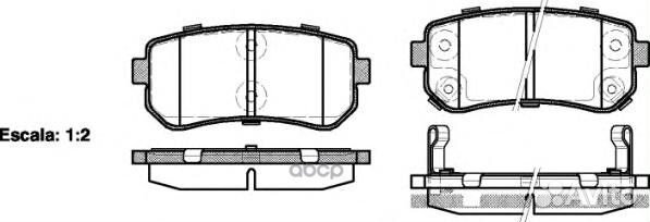 1209 02 FDB1956 583021GA00 колодки дисковые