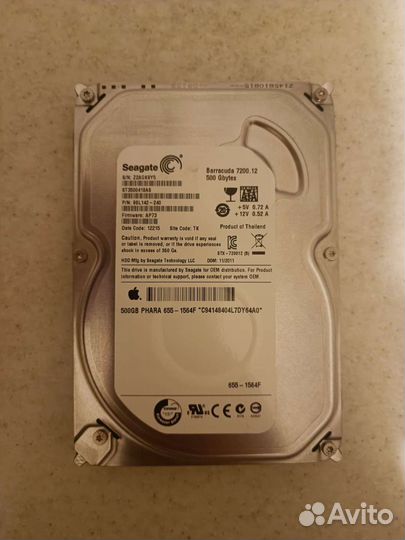 Жесткий диск 3.5 Seagate Barracuda 7200.12 500 gb