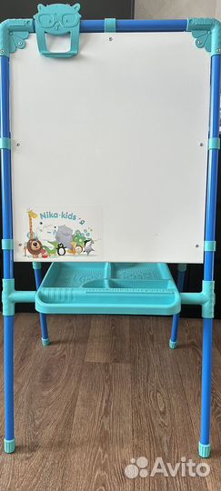 Детский мольберт двухсторонний (мел, магнит)