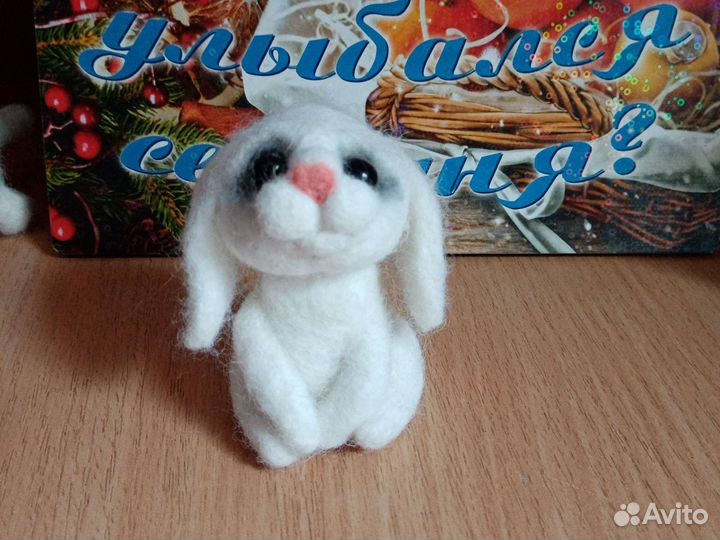 Кролик сухое валяние