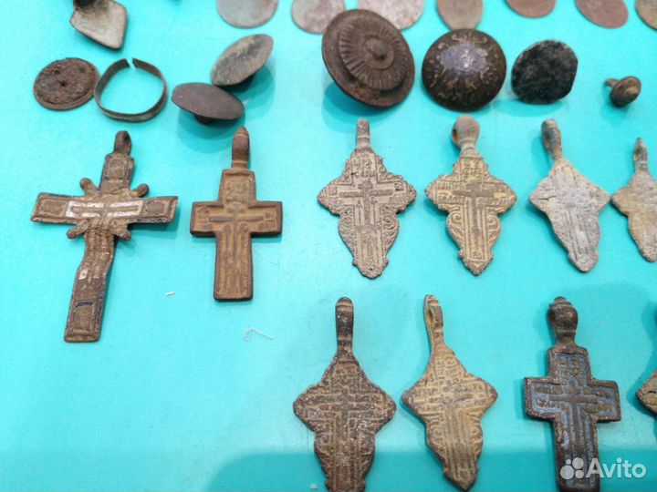 Копанина, нательные старинные кресты