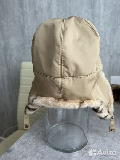 Шапка ушанка с натуральным мехом