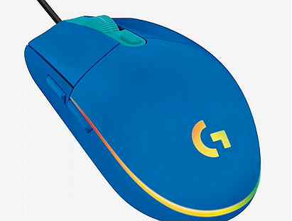 Мышь Logitech G102 LightSync синий оптическая