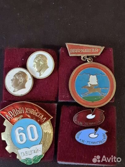 Знаки Китай, Монголия 60 -е гг