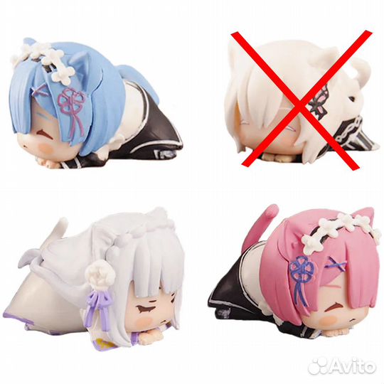 Фигурки кошки «Re:Zero»