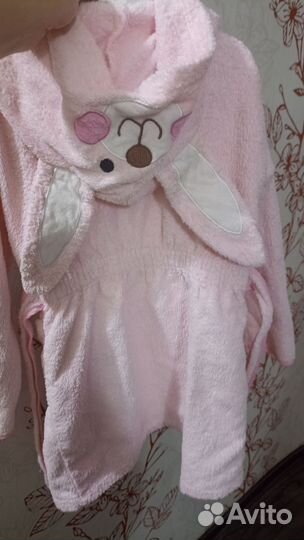 Халат махровый для девочки 104-116