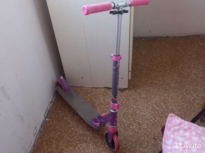 Самокат детский двухколесный бу