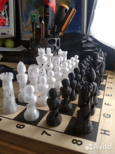 Шахматы спирали 3D