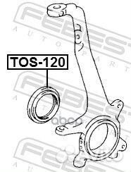 Сальник полуоси перед прав/лев TOS120 Febest