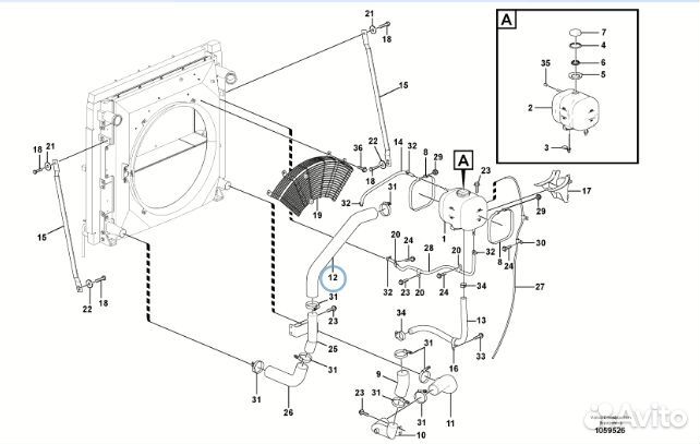 Патрубок volvo VOE14614777 / 14614777