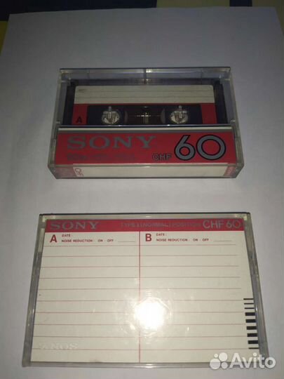 Аудиокассета Sony chf 60