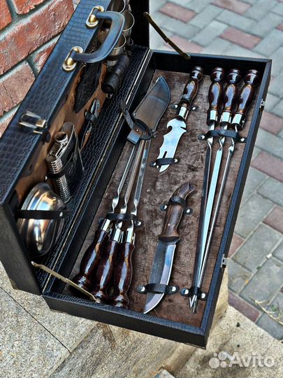 Шашлычный набор в кейсе