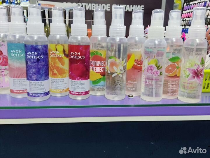 Фруктовые спреи для тела Avon и Victoria Secret