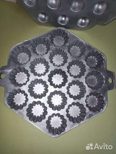 Вафельница СССР, форма для печенья и карамели